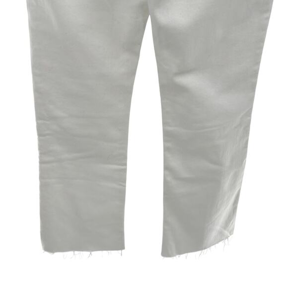 Joe's White Flawless Hi Rise Honey Curvy Cropped Boot Jeans - Picture 10 of 13